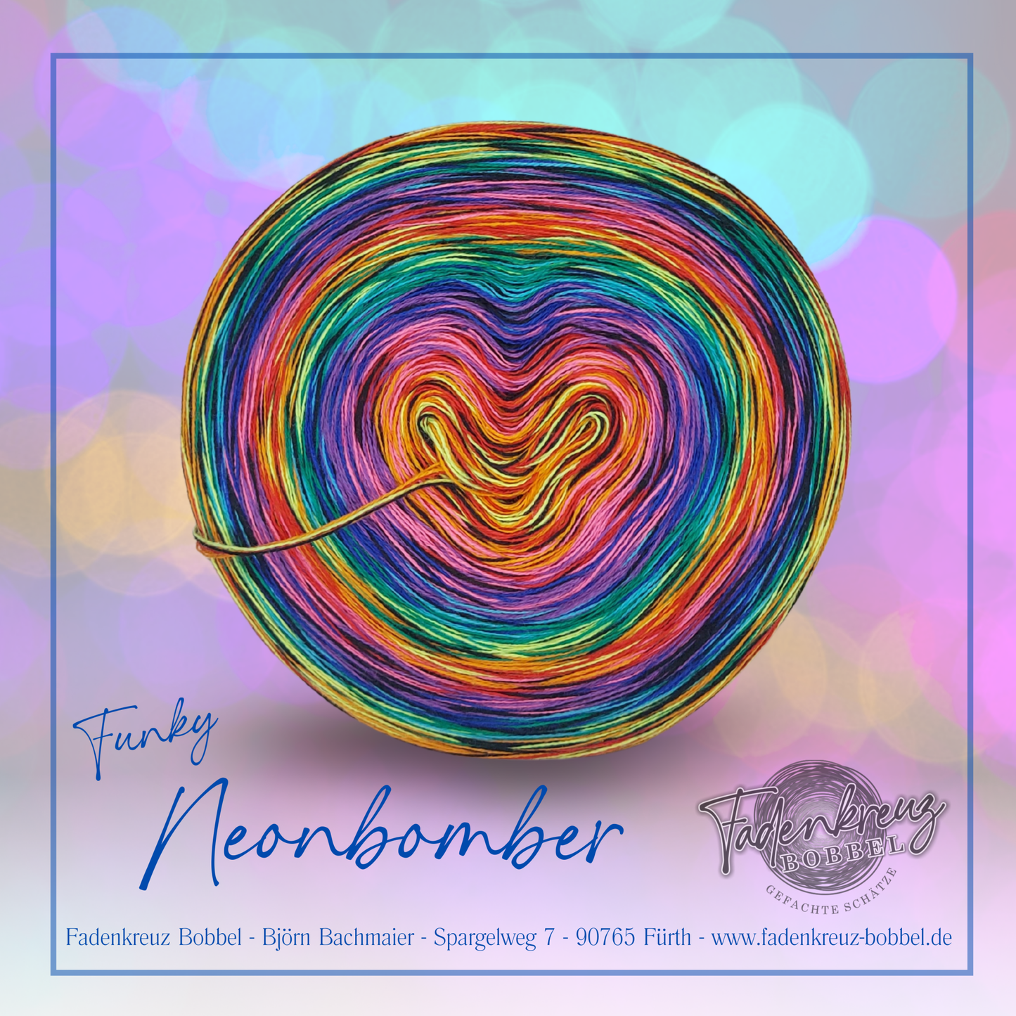 Funky Neonbomber - Fadenkreuz Bobbel Shop