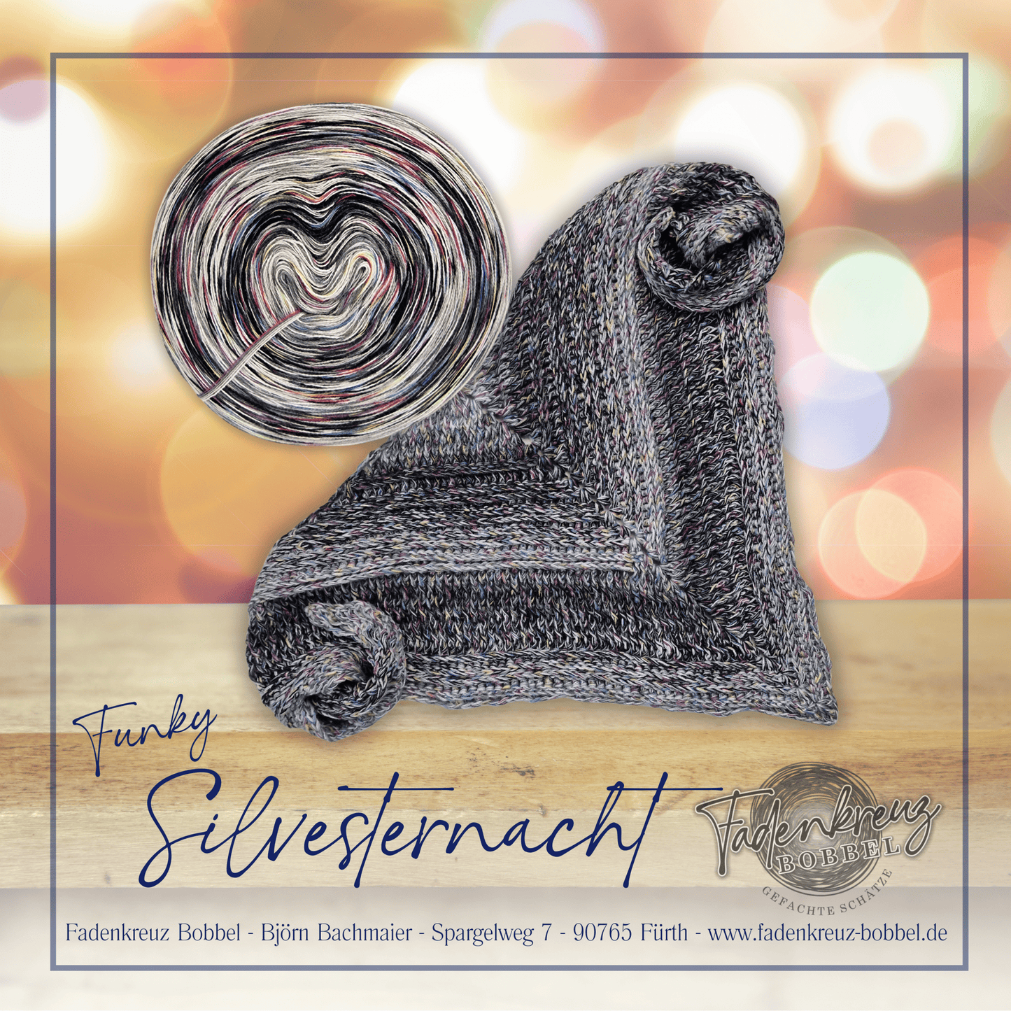 Funky Silvesternacht - Fadenkreuz Bobbel Shop