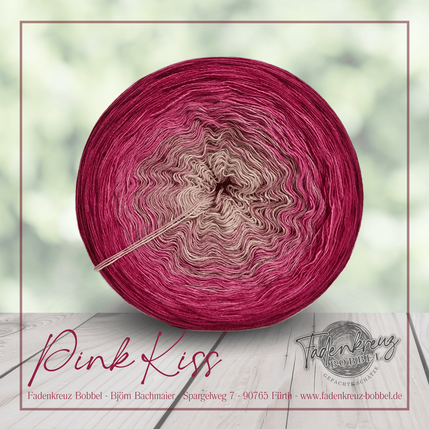 Pink Kiss - Fadenkreuz Bobbel Shop