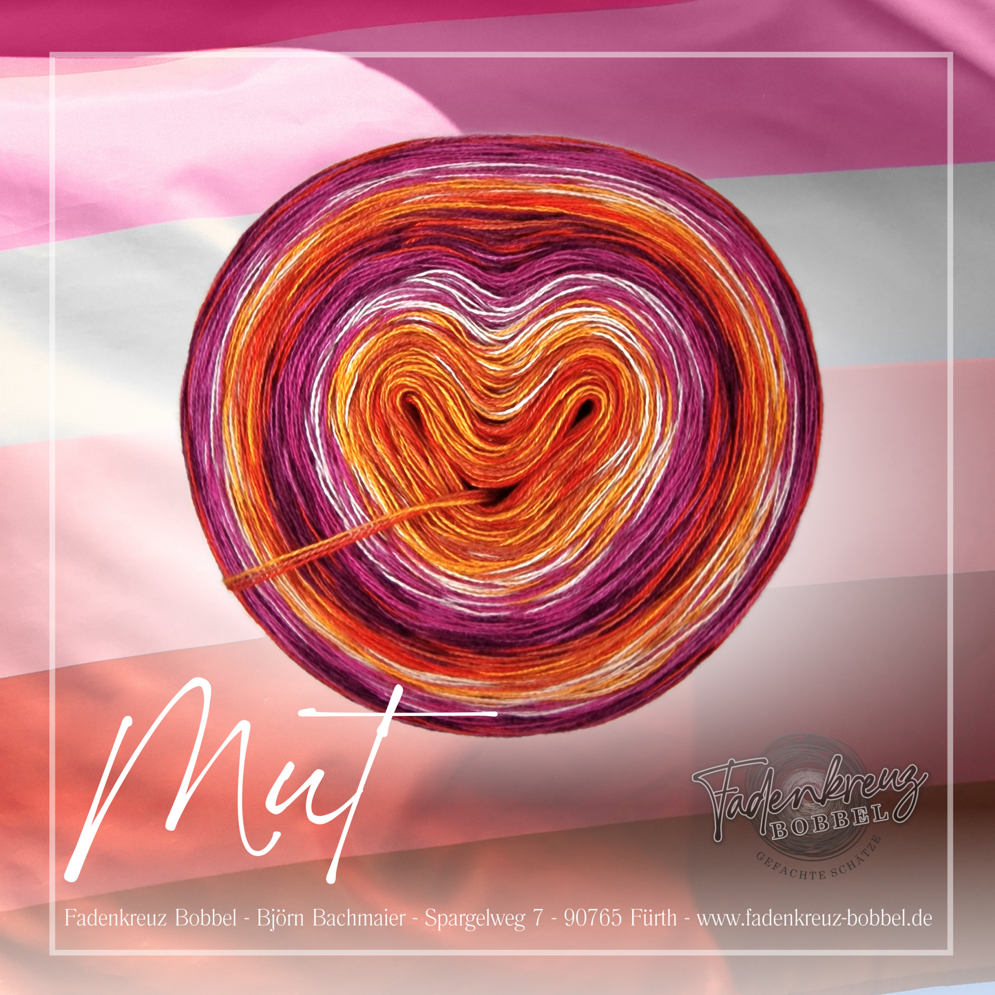 Bobbel Pride Edition - Mut - Flagge der lesbischen Community