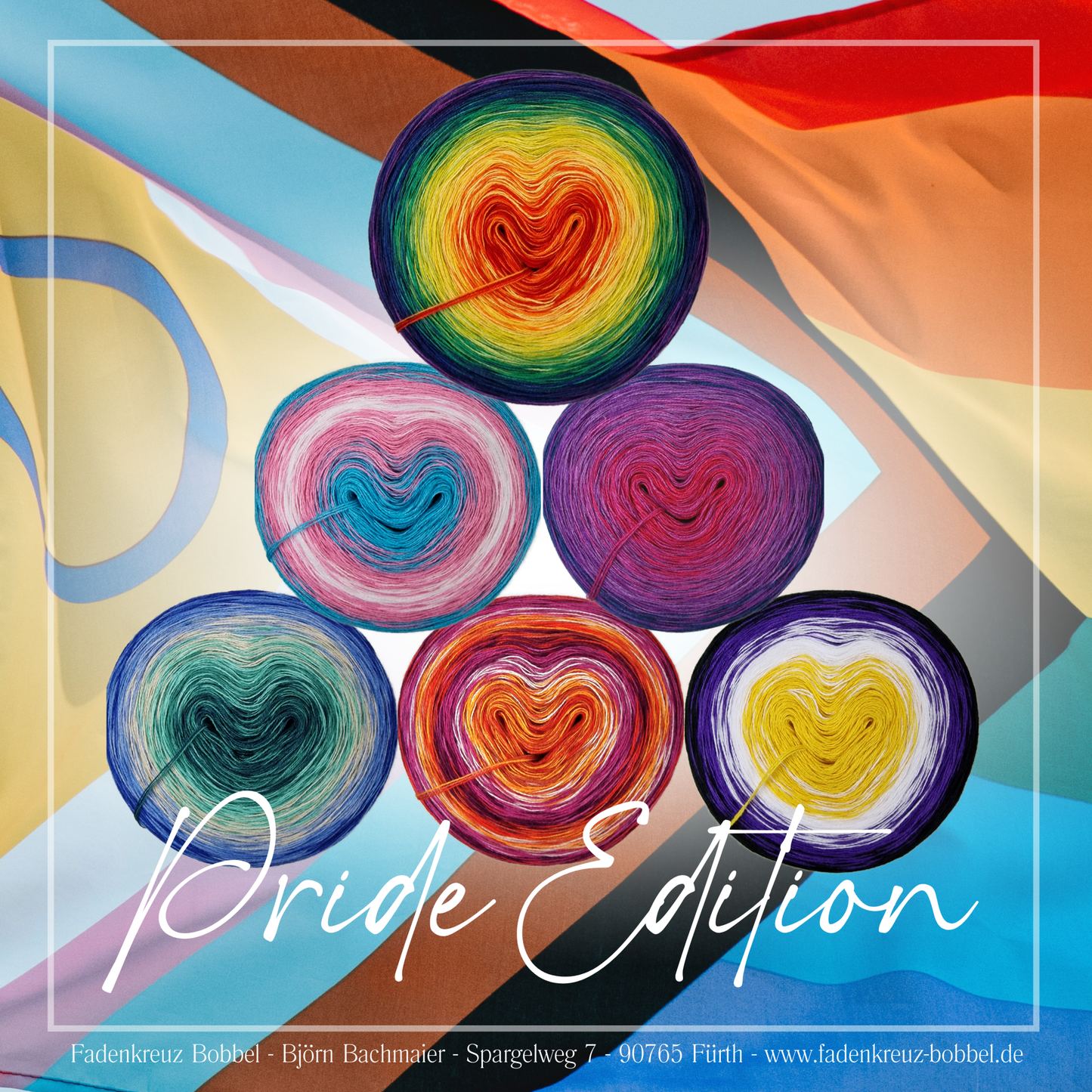 Bobbel Pride Edition - Set - alle Prideflaggen