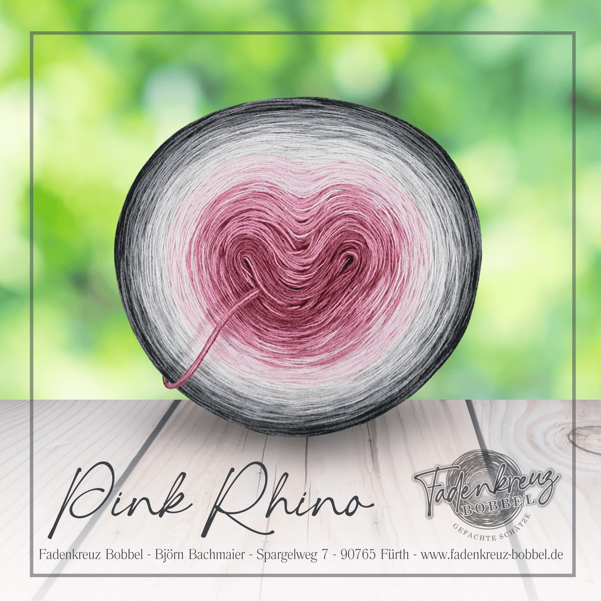 Bobbel Pink Rhino