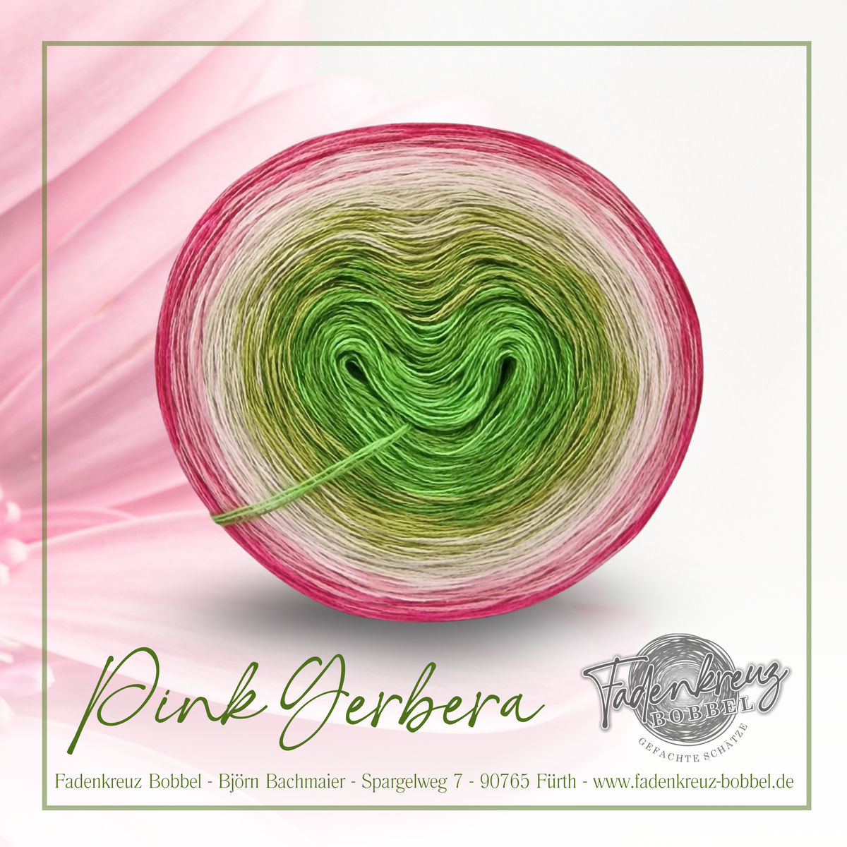 Bobbel Pink Gerbera