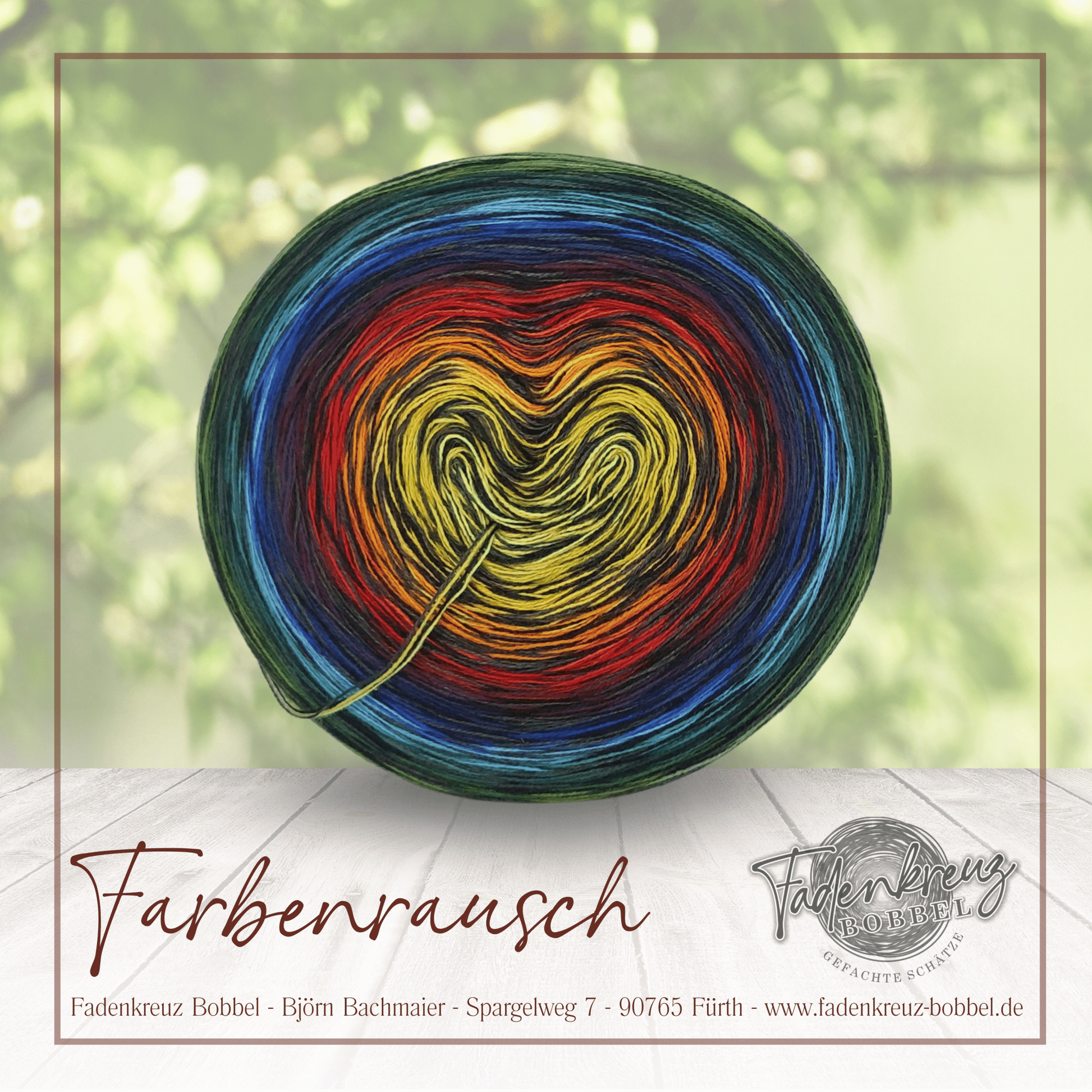 Farbenrausch - Fadenkreuz Bobbel Shop