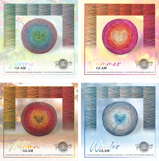Jahreszeiten 4er-Set GLAM