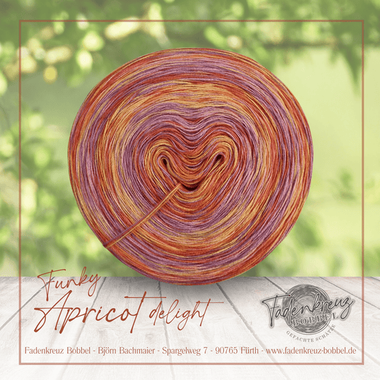 Funky Apricot delight - Fadenkreuz Bobbel Shop