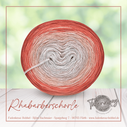 Rhabarberschorle - Fadenkreuz Bobbel Shop
