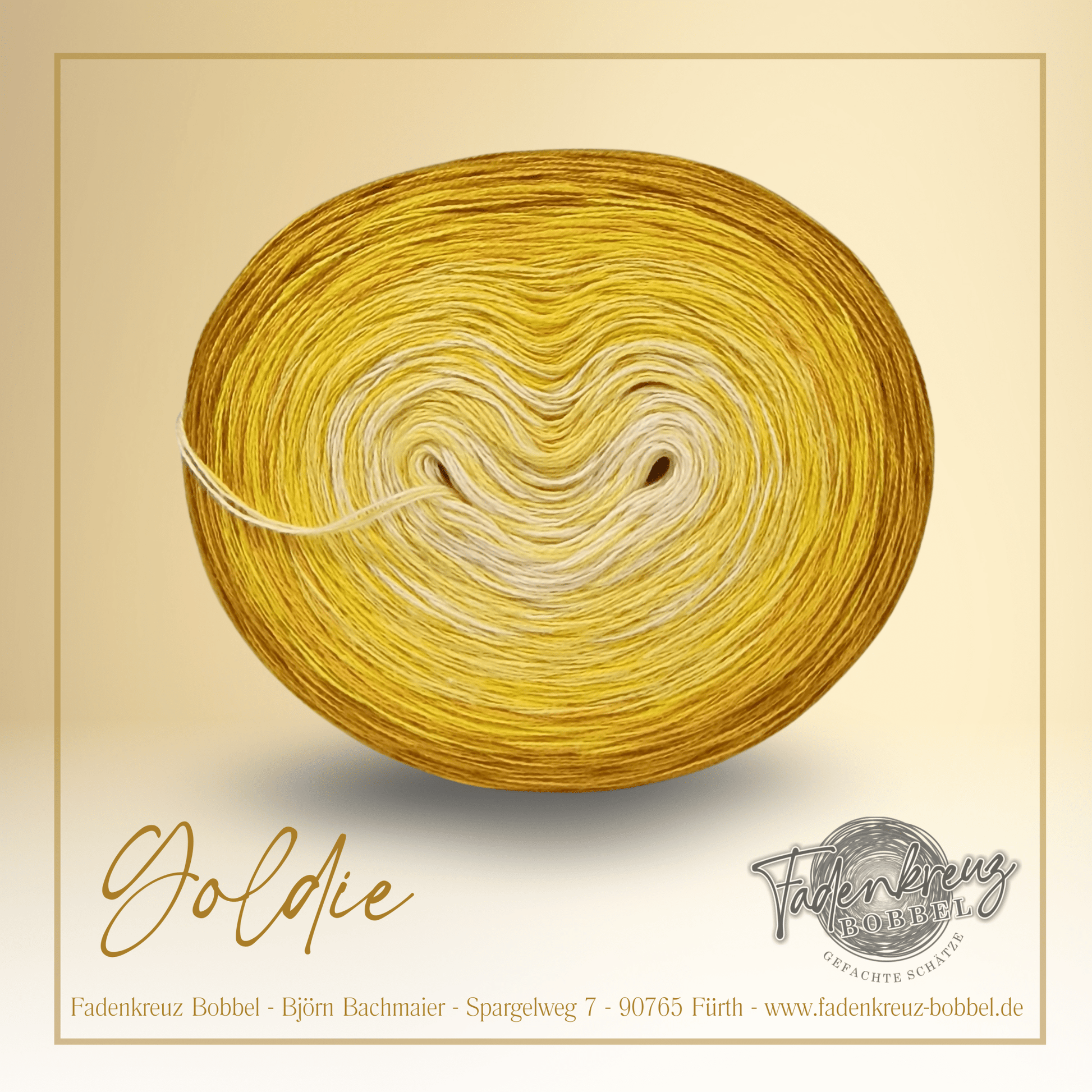 Goldie - Fadenkreuz Bobbel Shop