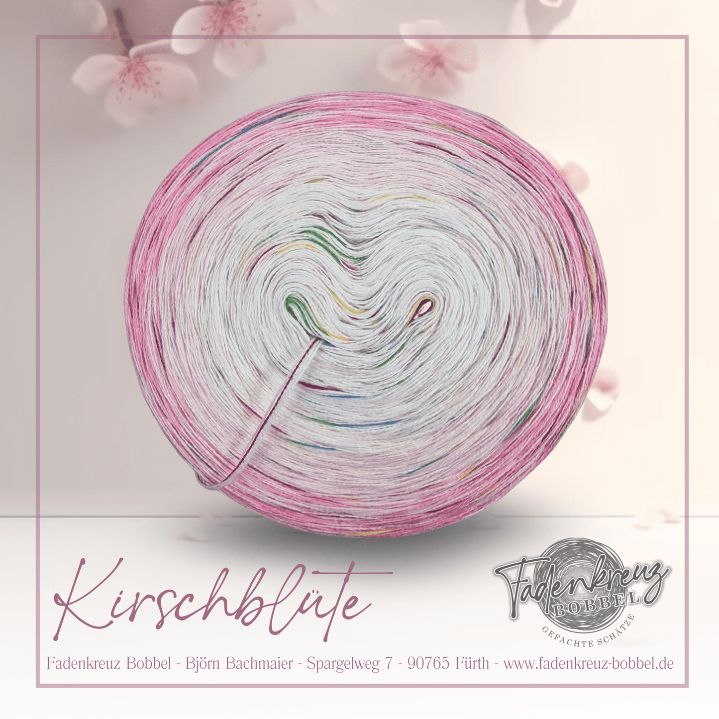 Kirschblüte - Fadenkreuz Bobbel Shop