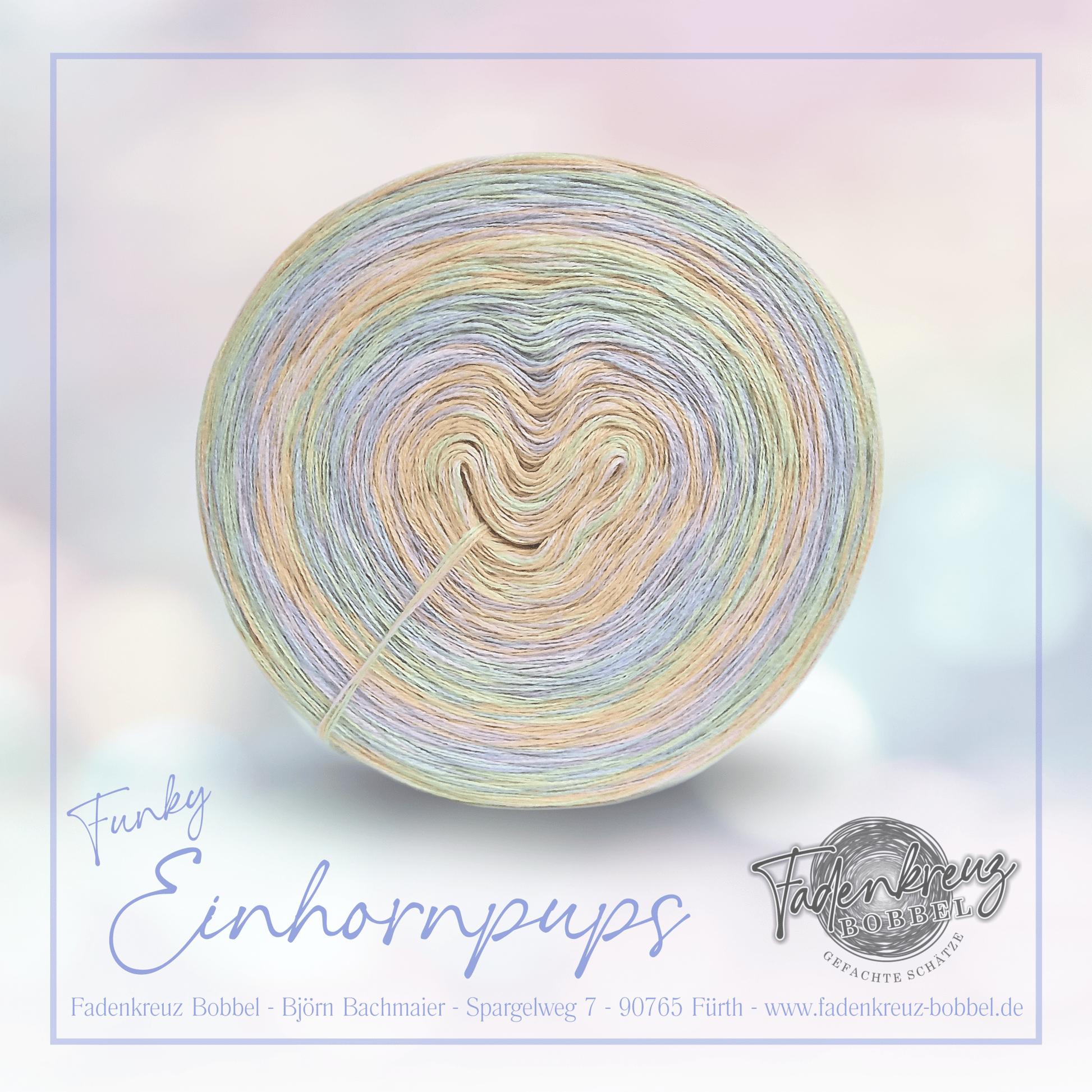 Funky Einhornpups - Fadenkreuz Bobbel Shop