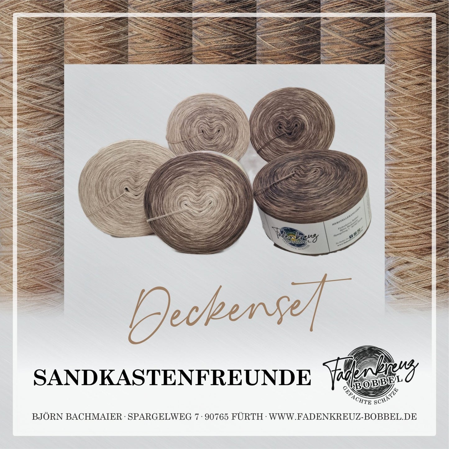 Sandkastenfreunde Deckenset - Fadenkreuz Bobbel Shop