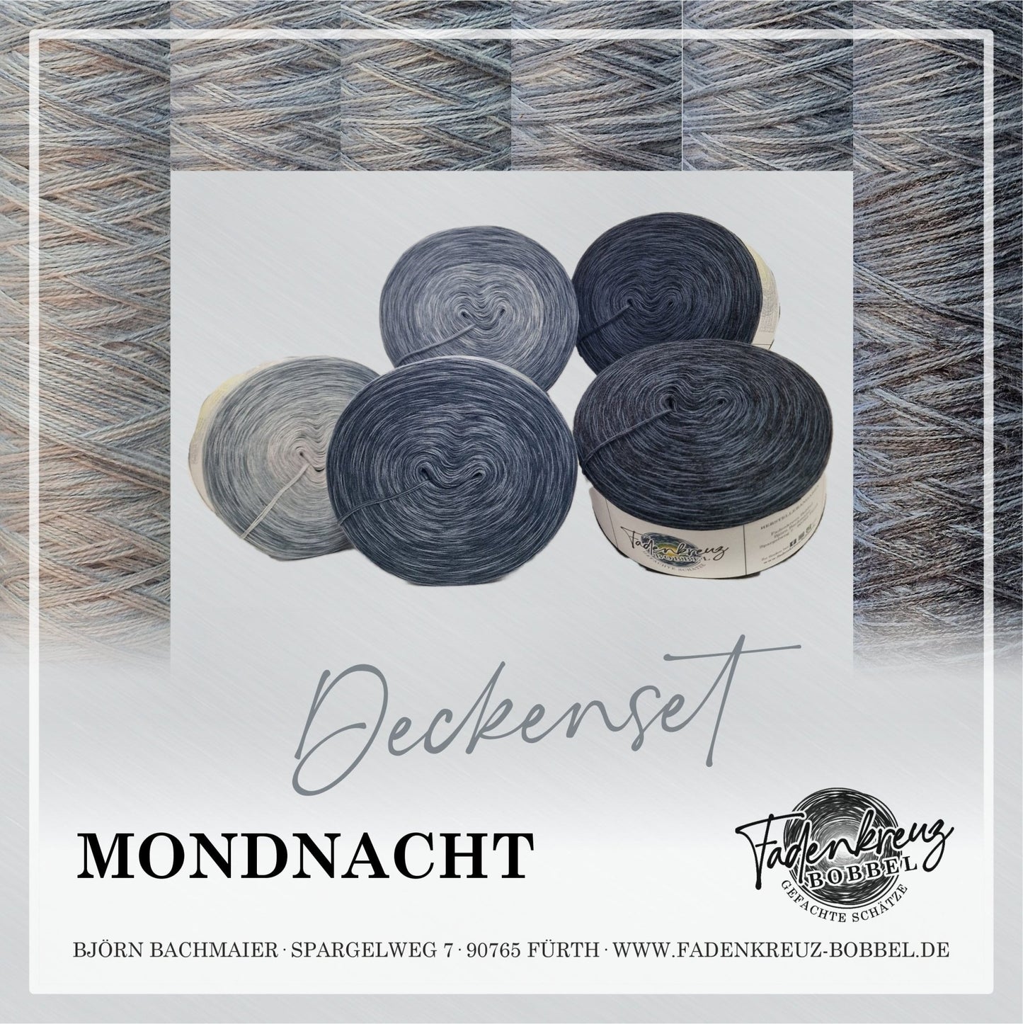 Mondnacht Deckenset - Fadenkreuz Bobbel Shop
