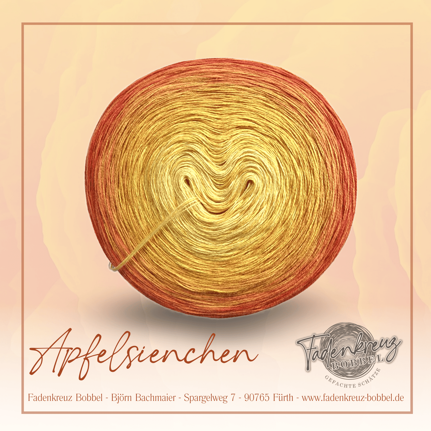Apfelsinchen - Fadenkreuz Bobbel Shop