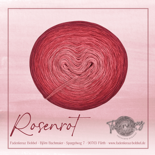 Rosenrot - Fadenkreuz Bobbel Shop