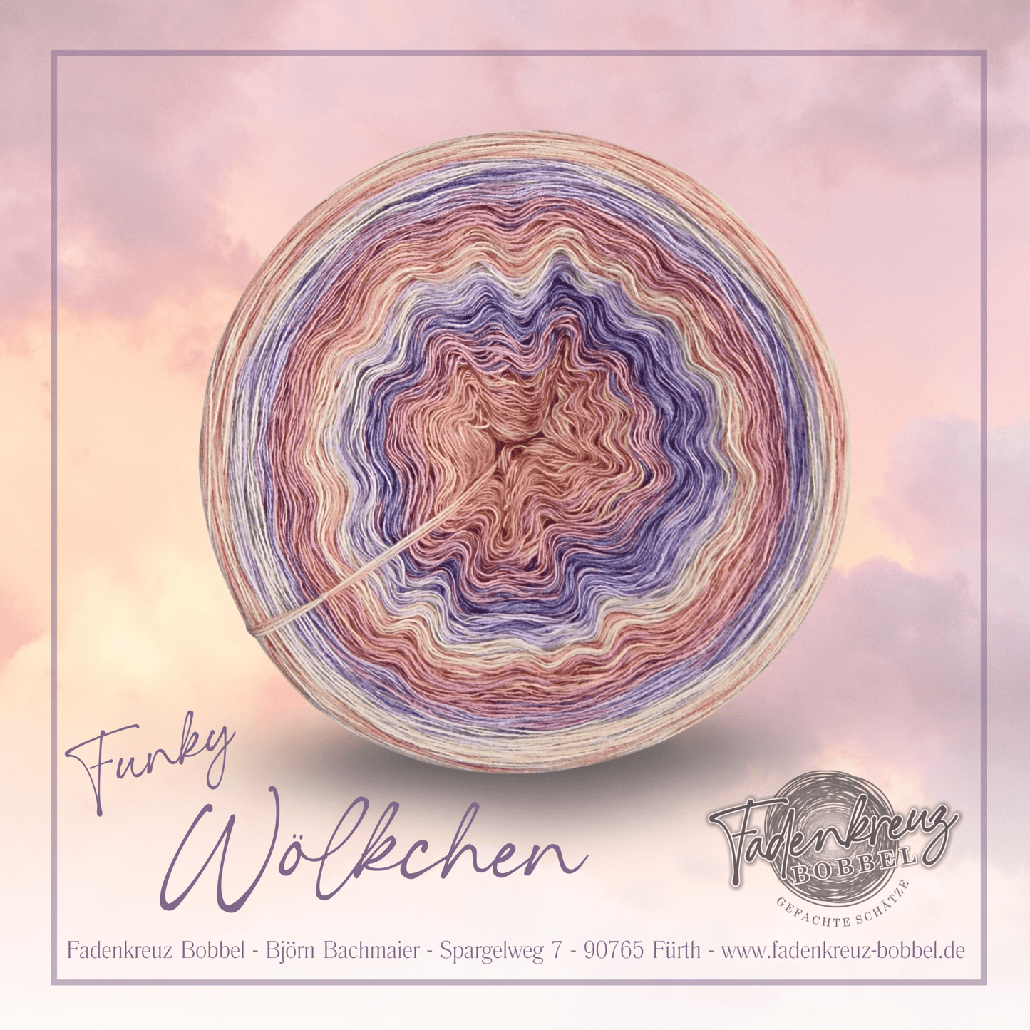 Funky Wölkchen - Fadenkreuz Bobbel Shop