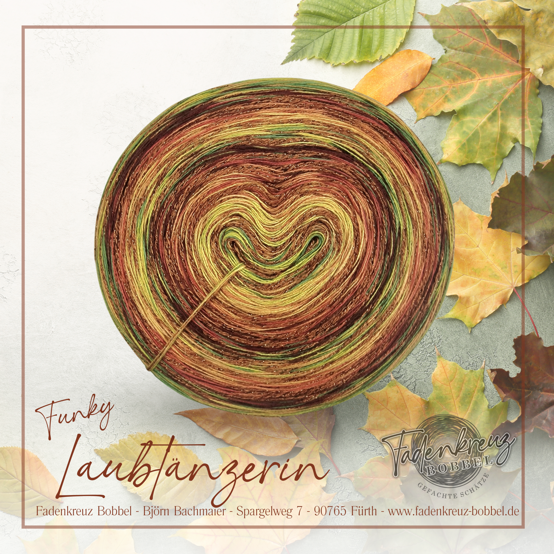 Funky Laubtänzerin - Fadenkreuz Bobbel Shop