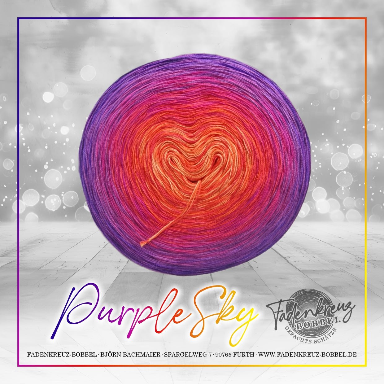 Purple Sky - Fadenkreuz Bobbel Shop