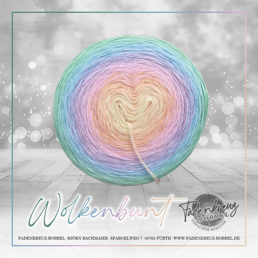 Wolkenbunt - Fadenkreuz Bobbel Shop