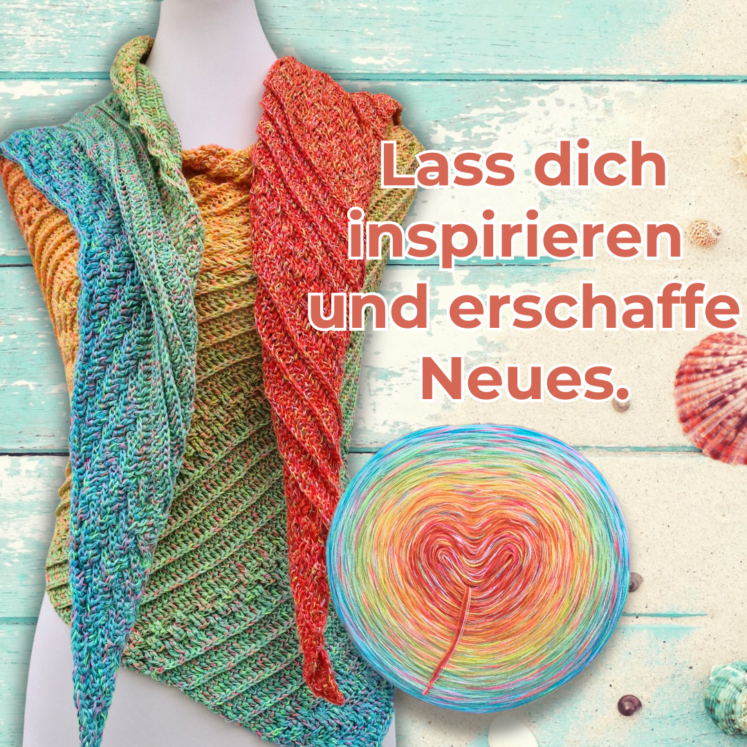 Sommerfunkeln 1.400m & asynchr. Anleitung Kreuzweise - Fadenkreuz Bobbel Shop