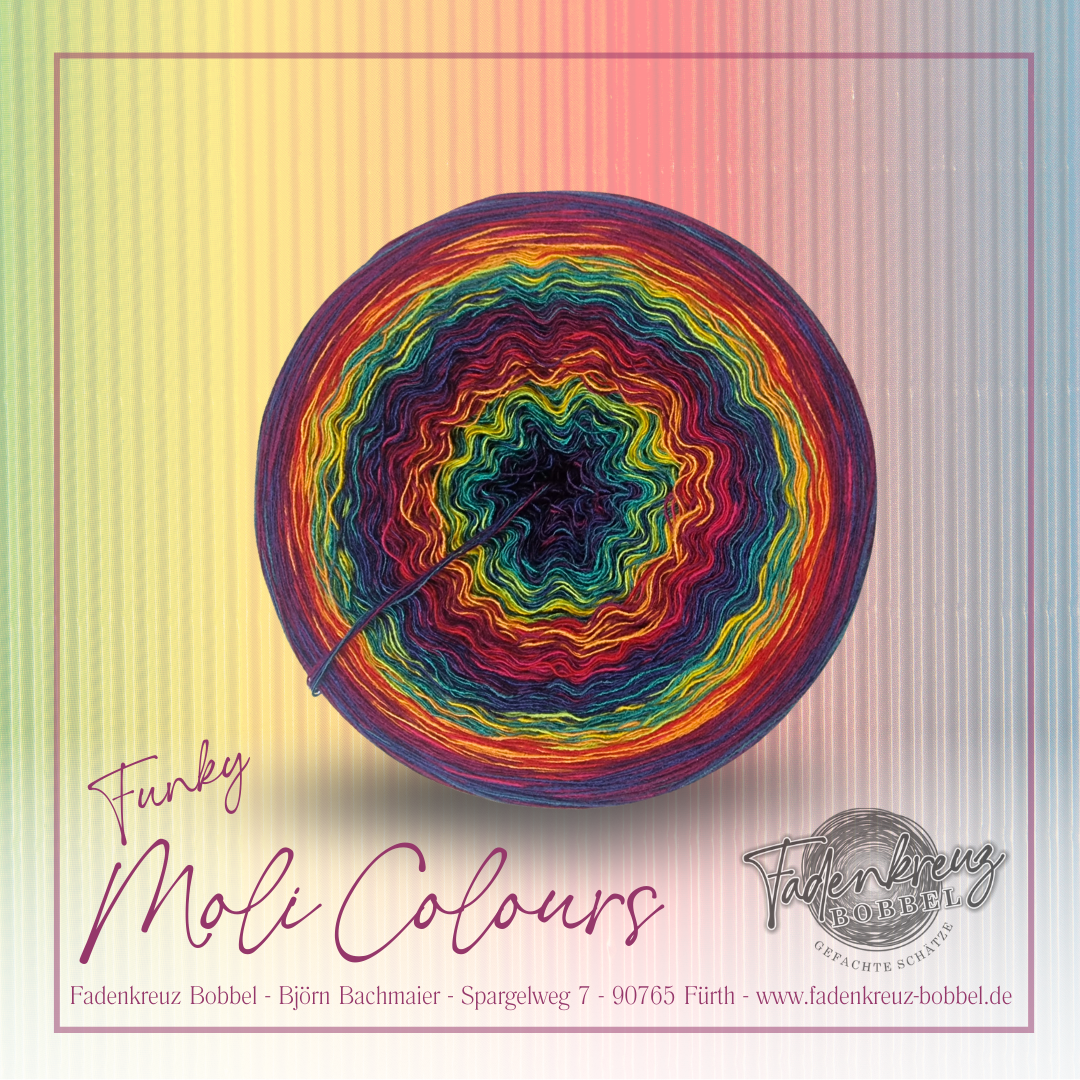 Funky Moli Colours - Fadenkreuz Bobbel Shop