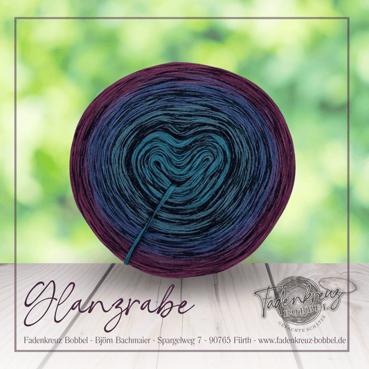 Glanzrabe - Fadenkreuz Bobbel Shop