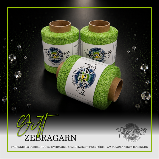 Beilaufgarn Zebragarn Gift