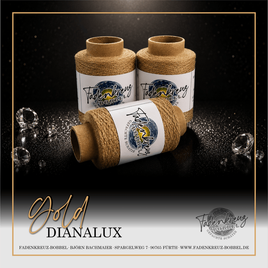 Beilaufgarn Dianalux Gold - Fadenkreuz Bobbel Shop