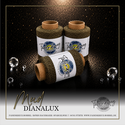 Beilaufgarn Dianalux Mud - Fadenkreuz Bobbel Shop