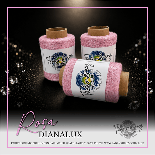 Beilaufgarn Dianalux Rosa - Fadenkreuz Bobbel Fürth
