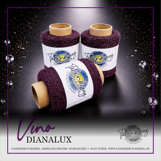 Beilaufgarn Dianalux Vino - Fadenkreuz Bobbel Shop