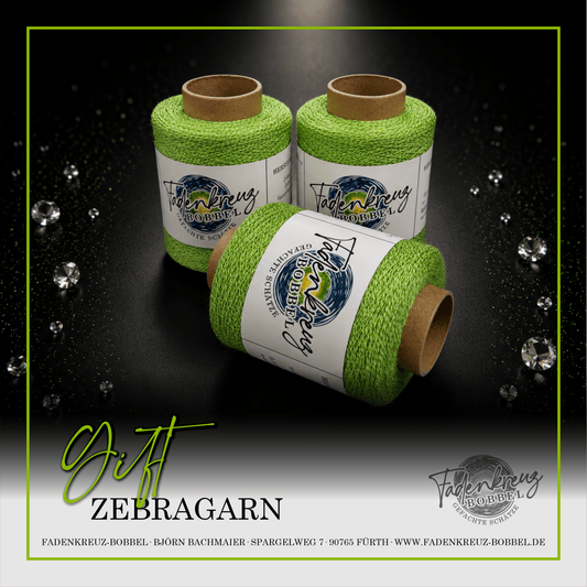 Beilaufgarn Zebragarn Gift - Fadenkreuz Bobbel Shop