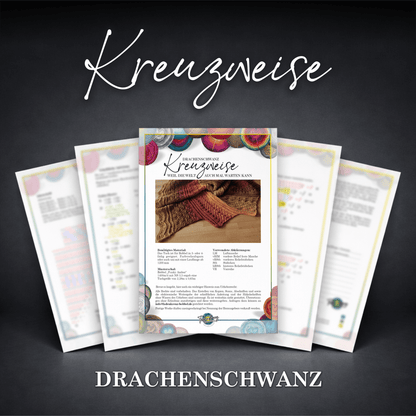 Kreuzweise Häkelanleitungen - Fadenkreuz Bobbel Shop