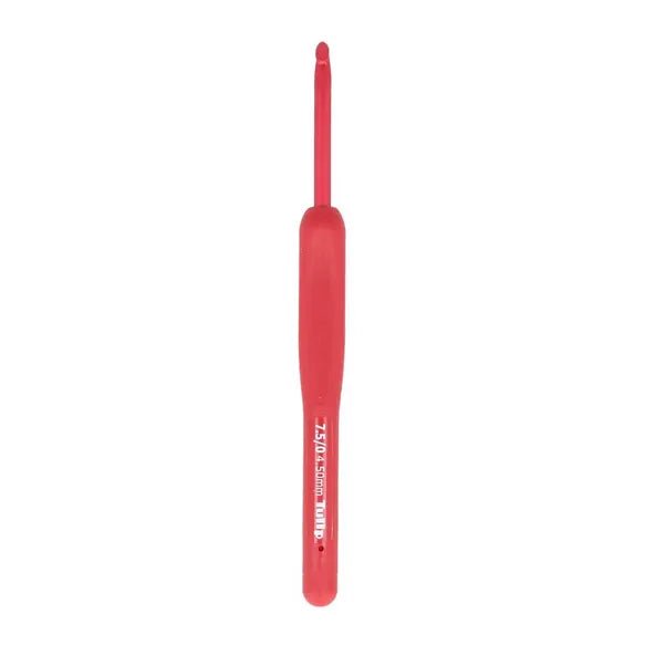 Tulip Etimo red Häkelnadel Softgrip - Fadenkreuz Bobbel Fürth